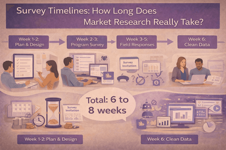 Survey timelines: How long does market research really take?