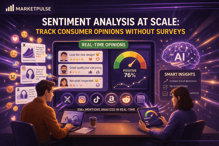 Sentiment Analysis at Scale: Track Consumer Opinions Without Surveys