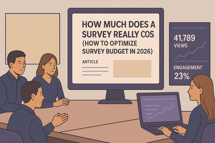 How Much Does a Survey Really Cost? (How to Optimize Survey Budget in 2026)