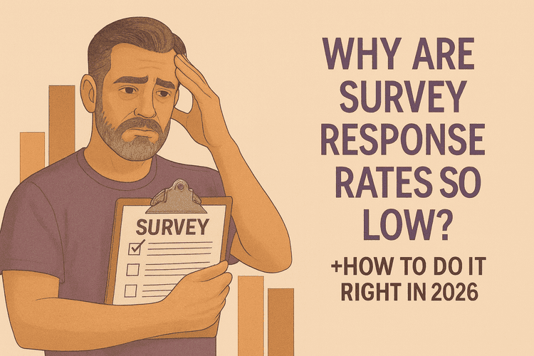 Why Are Survey Response Rates So Low? (+How to Do It Right in 2026)